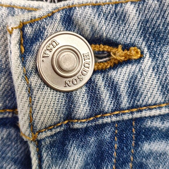 Hudson Women’s Jeans Clean Girl Denim Light Vintage Wash High Rise Wide Leg 33 - Picture 11 of 14